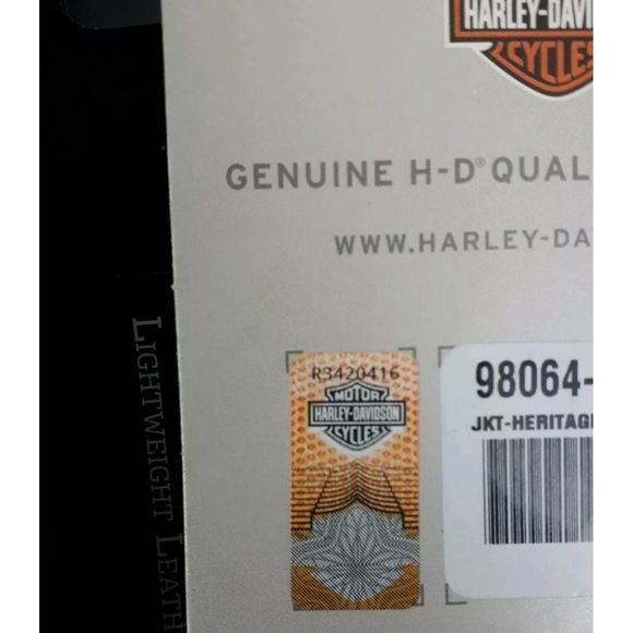 Harley Davidson Womens M Heritage Leather Jacket - Picture 6 of 14